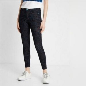 Desigual Printed Skinny Jeans “Mimi” 30
